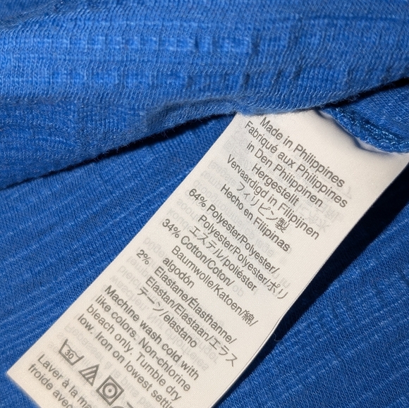 J.Crew blue T-shirt ladies size xl - Picture 3 of 4